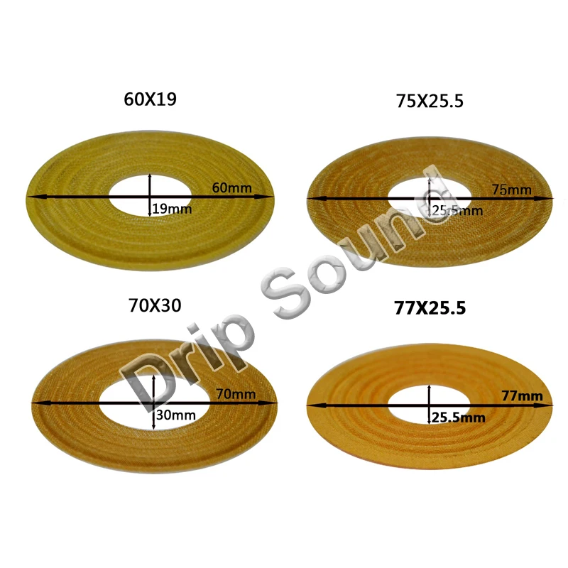 2 шт. 60x1 9/70x3 0/75x25.5/77x25 5 мм эластичная волна громкий динамик сабвуфер внешний ремонт