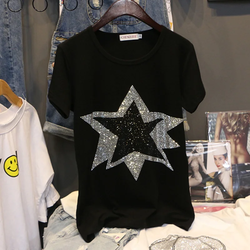 T-shirt-women-s-diamond-short-sleeved-cotton-simple-bottoming-shirt-2018-summer-new-casual-hot.jpg_640x640