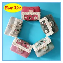 DHL! BestKid Стильный блестящий DIY бренд кошелек для малышей маленьких девочек маленькие кошельки Дети партия красивые сумки SMT072D