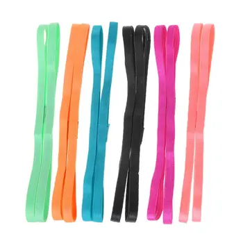 

Women Men Double Band Elastic Sports Football Yoga Hairband Headband Hair Rope