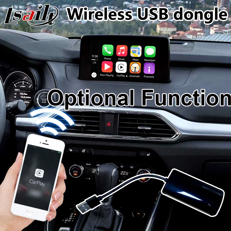  Lsailt Android 7.1 Car GPS Navigation Box for Mazda 6 MZD system with 3GB RAM 32GB ROM T7  video in