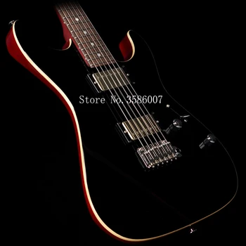 

Farmer customshop/s-u electric guitar/Black/Double bridge 6 string electric guitar/free shipping/