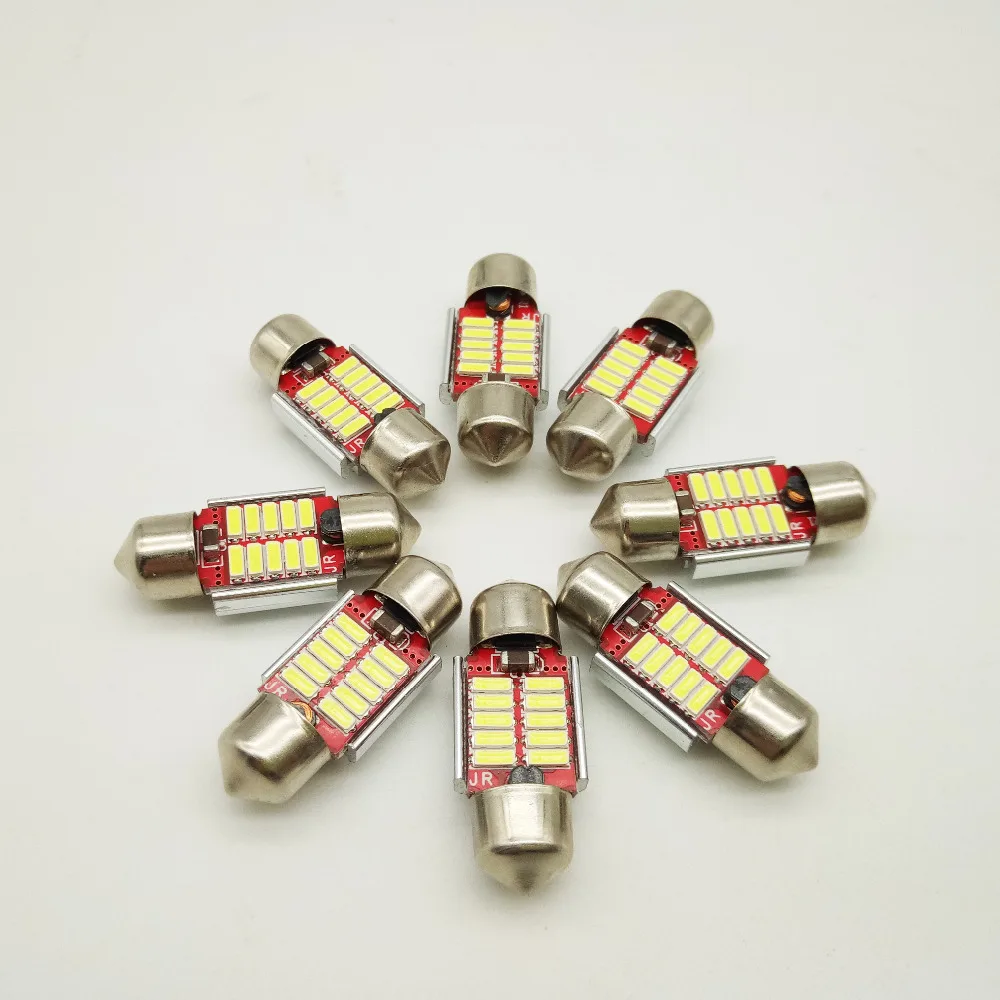 50x автомобильный Стайлинг Festoon 10 SMD 4014 led 31 мм Canbus без ошибок высокое качество