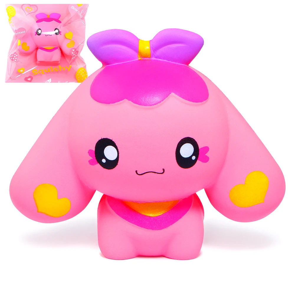 Jumbo Kawaii Squishy Пёс из мультфильма щенок планки замедлить рост хлеб душистый Squeeze игрушки оригинальный посылка