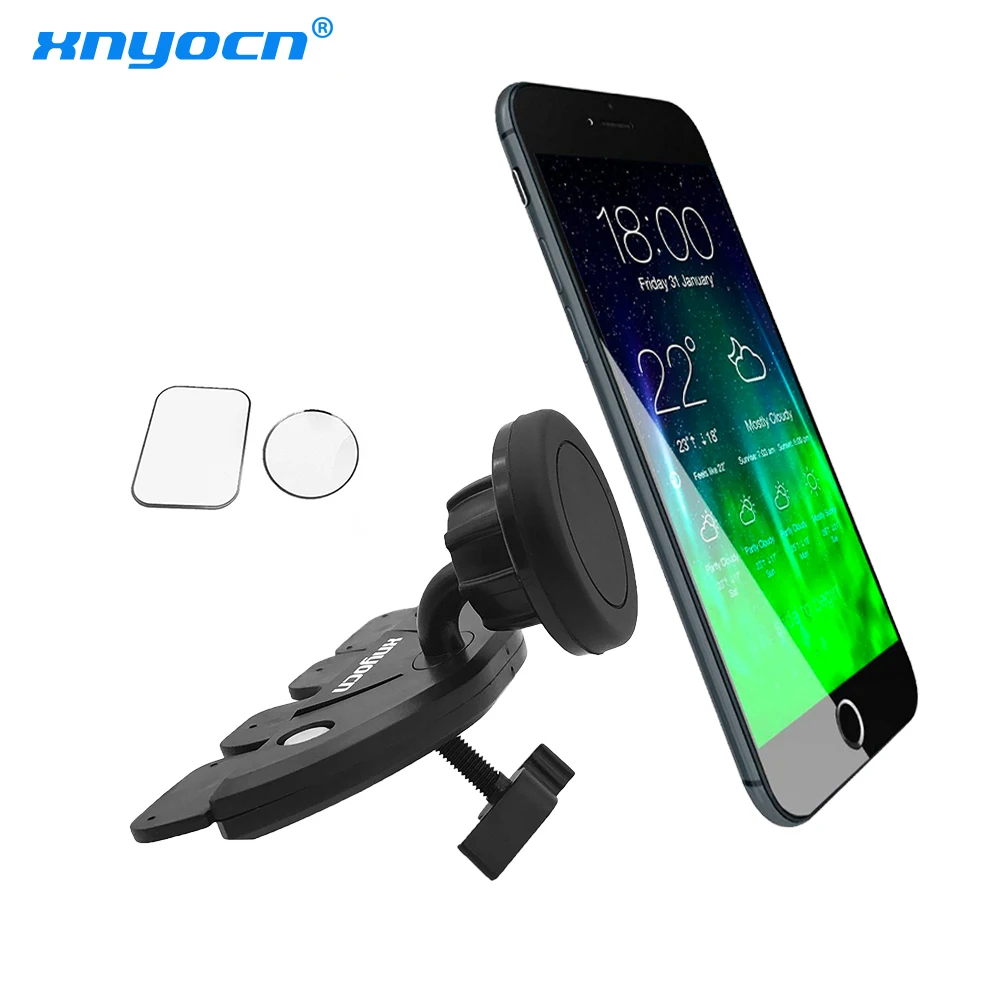 Xnyocn Новый Автомобильный держатель для CD магнитный мобильный телефон iphone 6 Samsung GPS