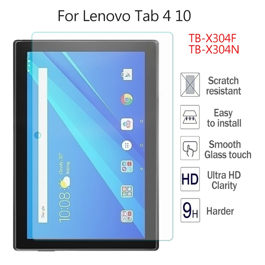 Для Lenovo TAB 4 ТБ-X304N TB-X304F Высшее качество 9H Закаленное стекло Защитная пленка для