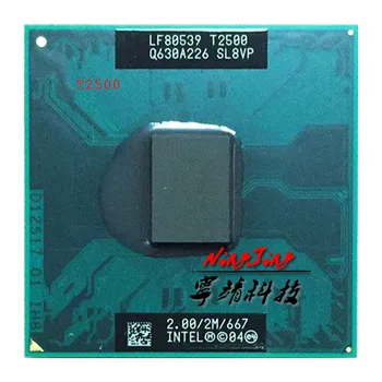 

Intel Core Duo T2500 SL8VP SL9EH 2.0 GHz Dual-Core Dual-Thread CPU Processor 2M 31W Socket M / mPGA478MT