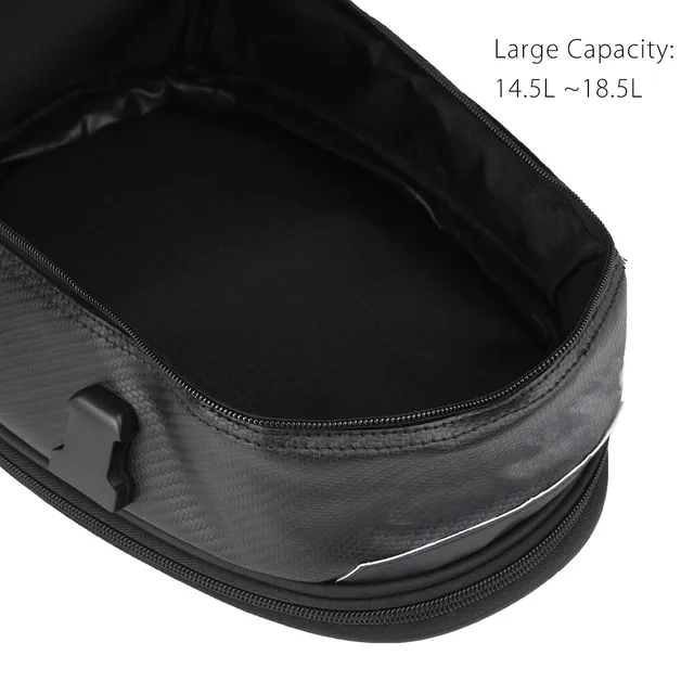 Mofaner Motorcycle Tail Bag Rear Seat Package Back Carry Shoulder Bag Rain Cover Waterproof Motorbike Tool Bags For Honda