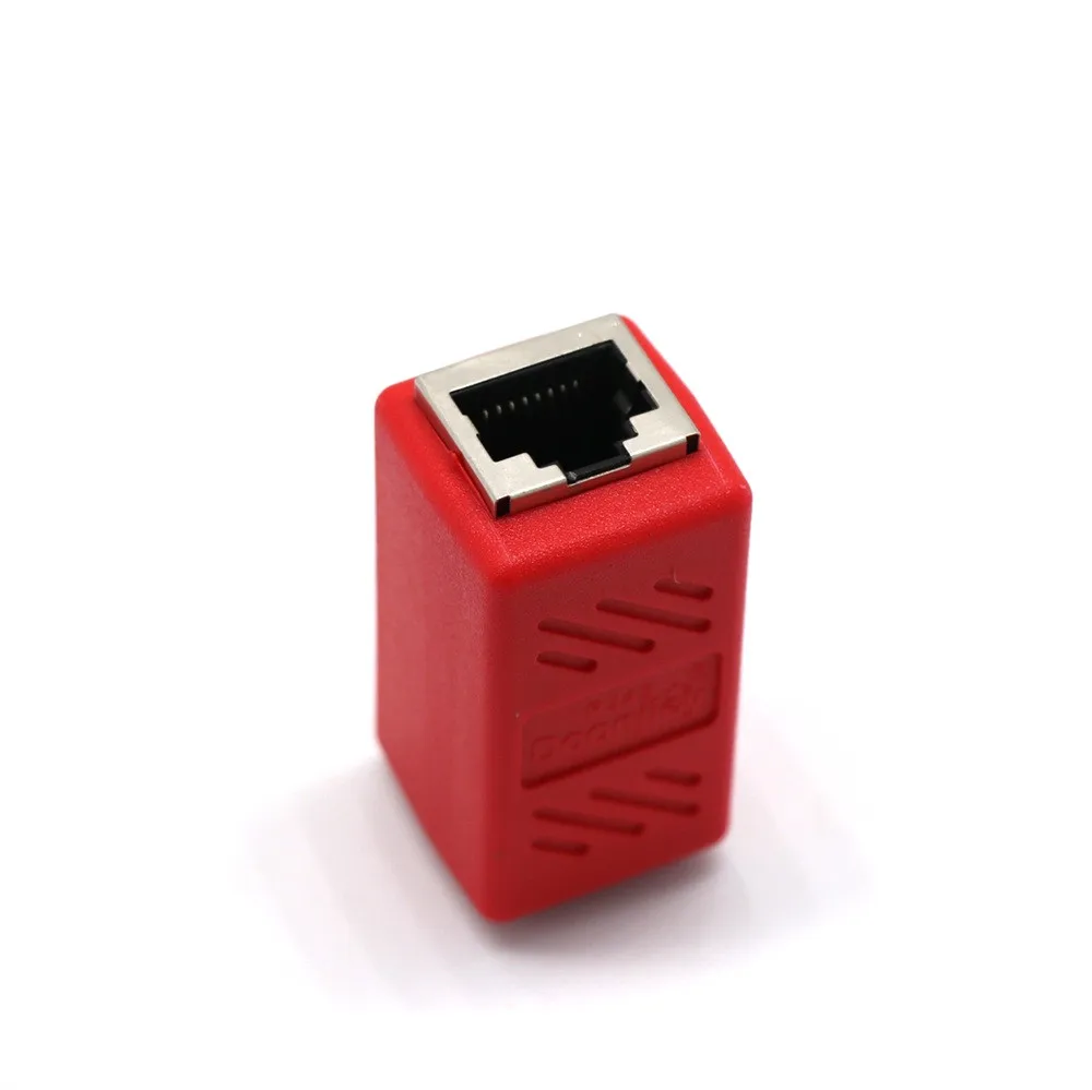 RJ45 адаптер «Мама-мама» сеть Ethernet LAN разъем адаптер муфта удлинитель для Sockt сети#3