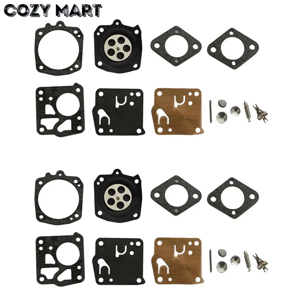 2sets Carburetor Repair Rebuild Diaphragm Kit For HUS 266 268 272 281
