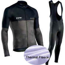 Northwave Pro Team Зимняя одежда для велоспорта дышащая Ropa Ciclismo Одежда с длинным рукавом для горного велосипеда одежда для спорта на открытом воздухе