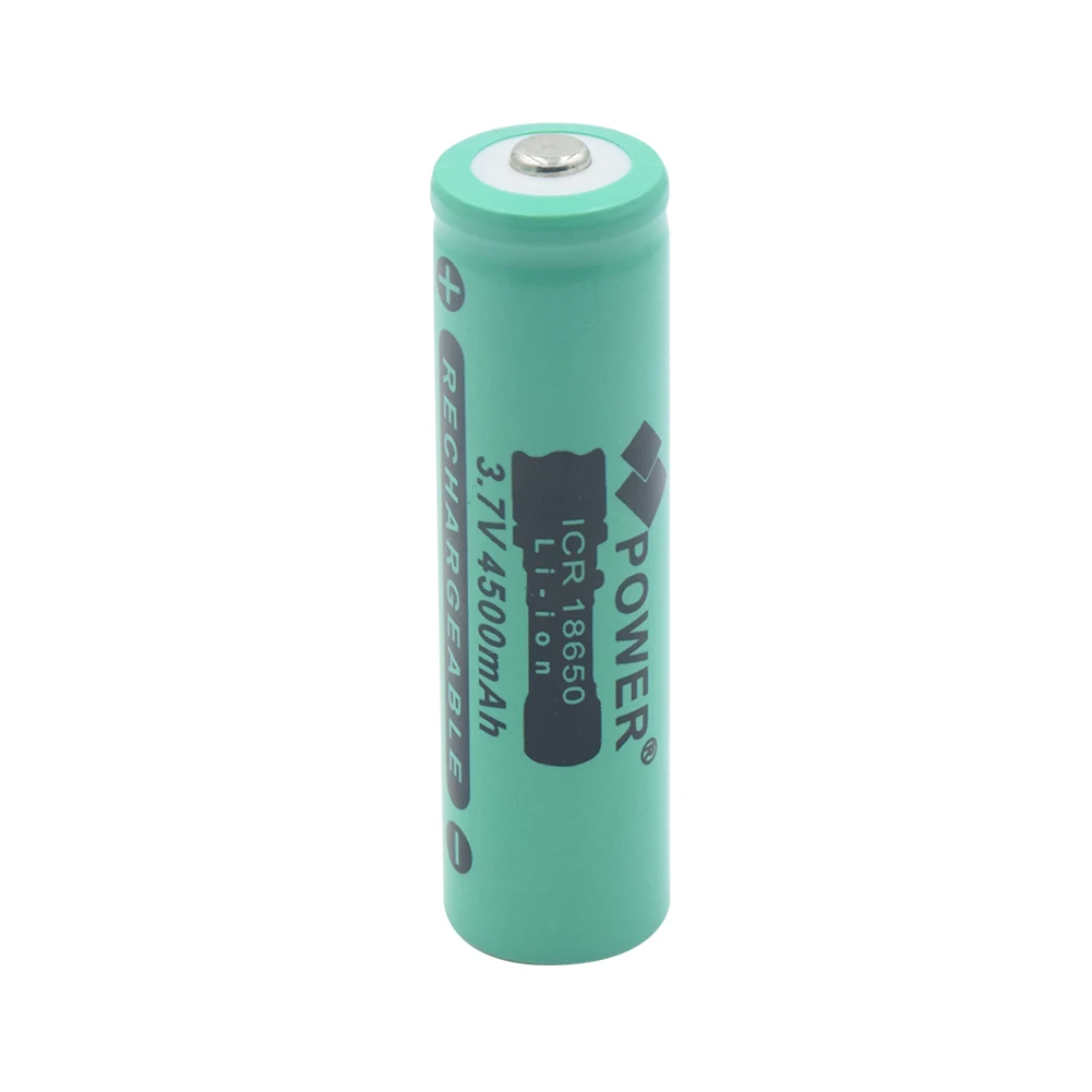 18650 батарея литий-ионная 4500mAh 3,7 V электронная сигарета перезаряжаемые батареи мощный внешний аккумулятор фонарик - Цвет: 1 PCS