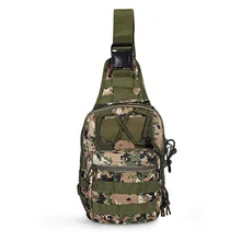 Men’s Military Waist Bag Tactical MOLLE Pack Waist Bag Army Waterproof Shoulder Bag Rucksack for Hiking Camping Hunting