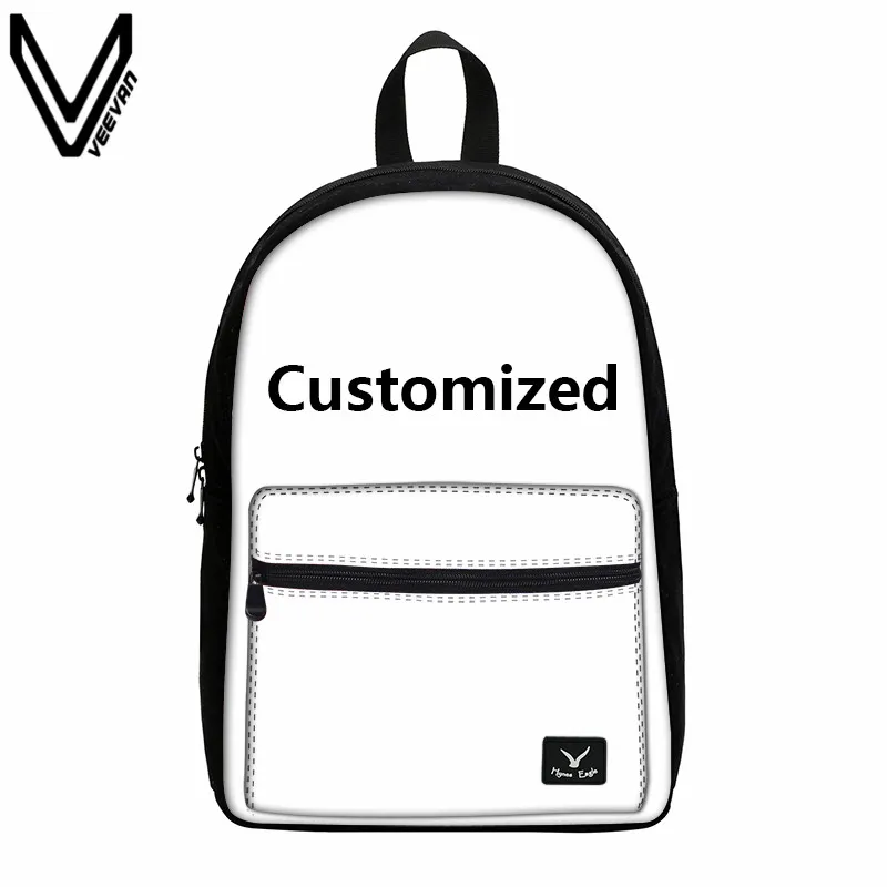 VEEVANV Private custom design personalized Canvas Backpack, a distinctive personality backpack, want to have their own decisions