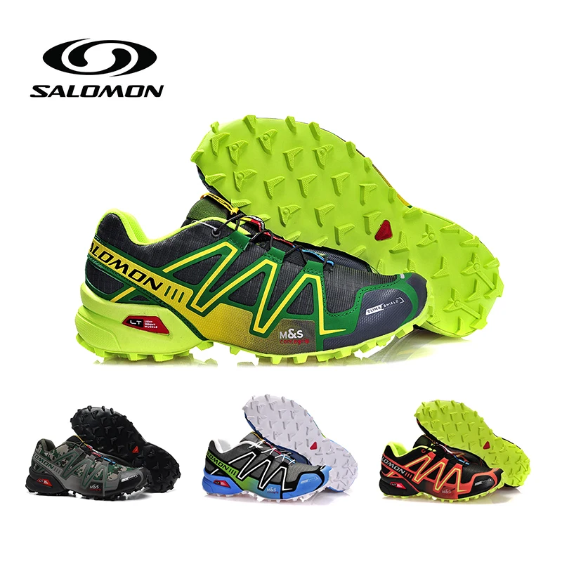 Salomon Speedcross 3 CS Для мужчин; уличная дышащая обувь Высококачественная для бега обувь zapatillas hombre Mujer мужской Бег тапки