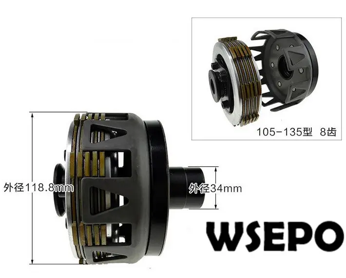 OEM КАЧЕСТВО! Клатч в сборе с чехлом для 178F/186F/L70/L100/188F дизельный двигатель мощный