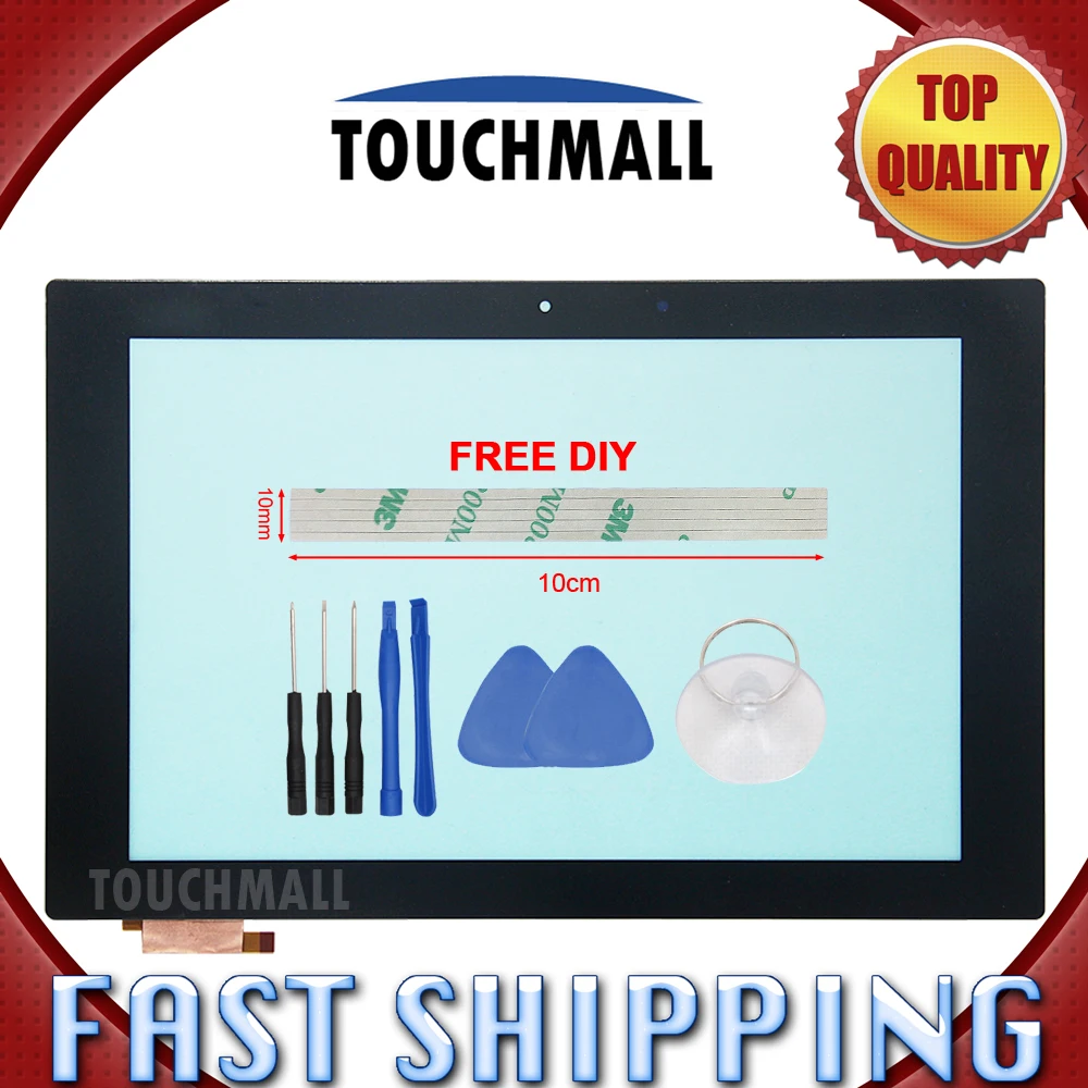 Новый сенсорный экран дигитайзер (короткий кабель) Замена для Sony Xperia Tablet Z2 SGP511 SGP512