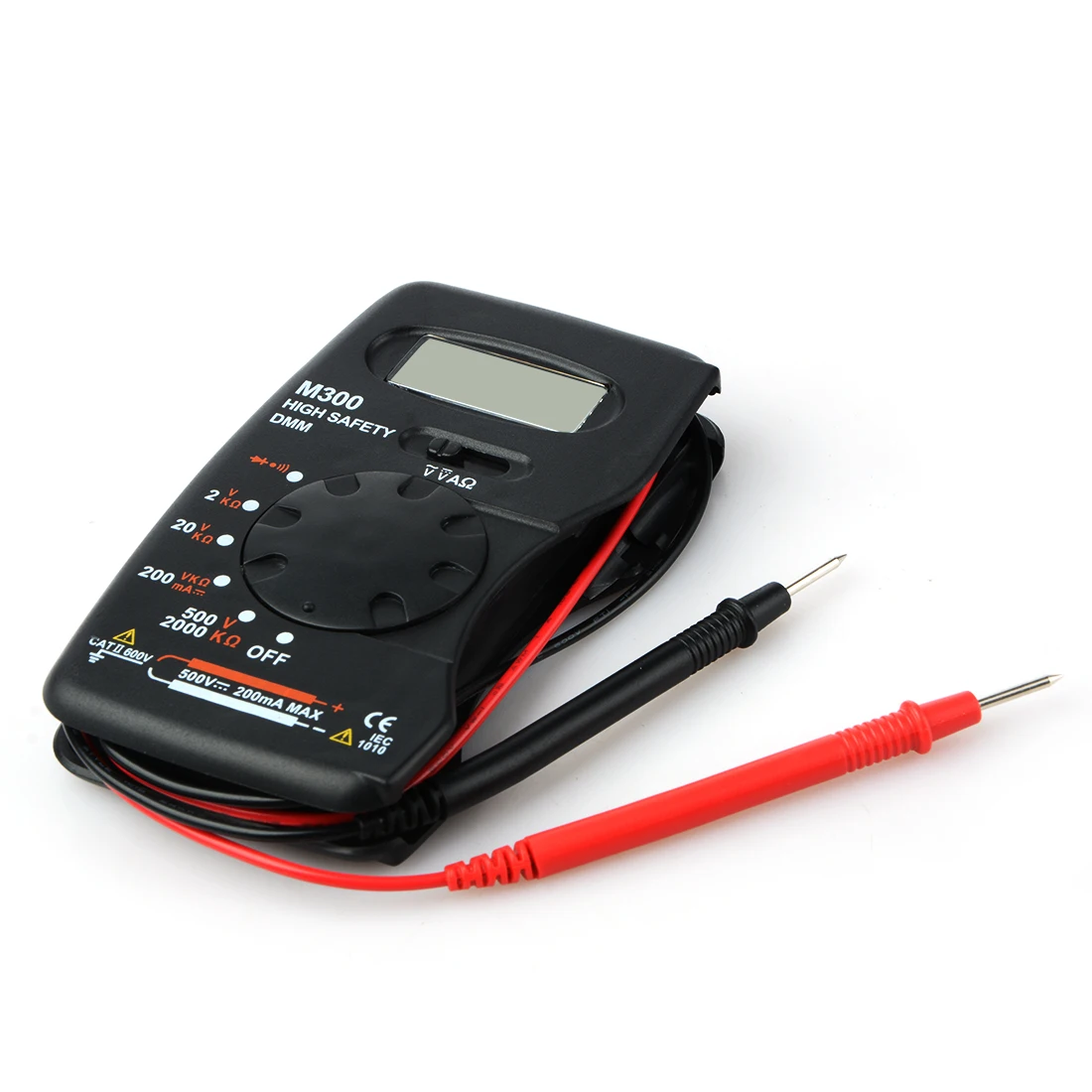 

M300 Mini Digital Multimeter Pocket DMM AC/DC Current Voltage Resistance Multitesters Mini Ammeter Voltmeter Ohm Testers