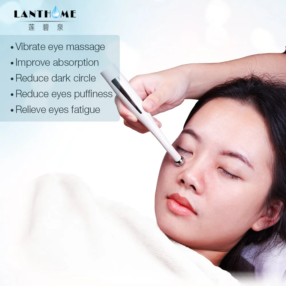 

Wrinkle Negative Ion Importing Eyes Care Device Thin Face Magic Stick Anti Dark Bag Micro-current 2 In 1 Electric Eye Massager