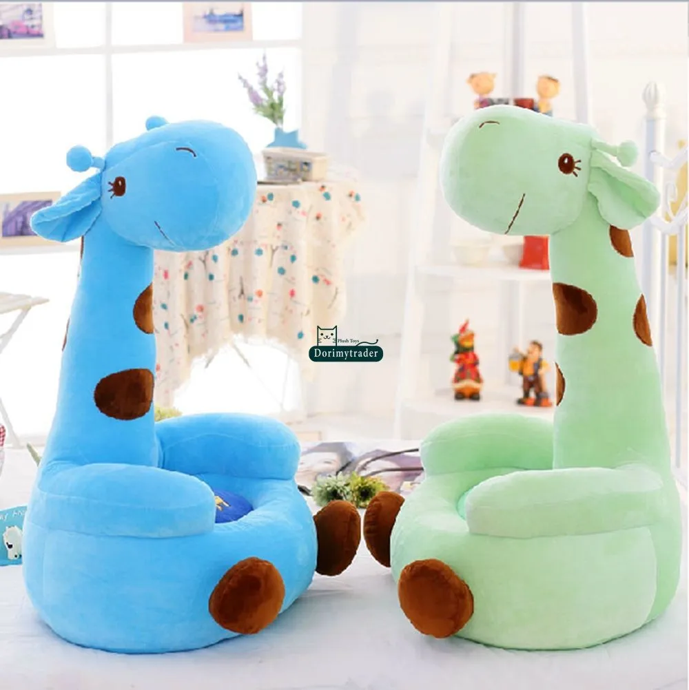 Dorimytrader 28'' 70cm  Giant Stuffed Soft Plush Cute Large Cartoon Giraffe Deer Kid Sofa Tatami, Free Shipping DY60511 (6)