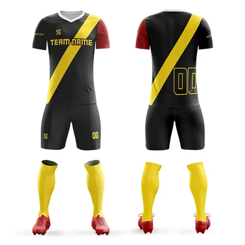 Для Мужчин's Футбольная форма для молодежи футбольные тренировочные костюмы Бег комплекты Футбольная форма на заказ для взрослых спортивный набор - Цвет: as pic