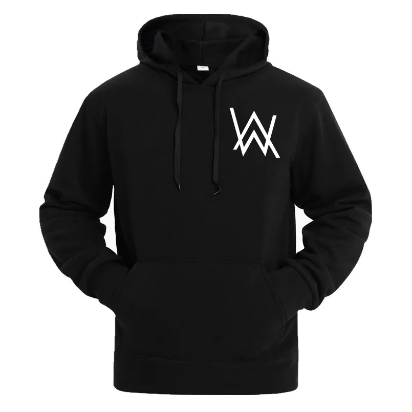  Winter Fleece Sweatshirt Alan Walker Faded Hoodie Men Sign Printing Hip hop Rock Star sweatshirt Fl