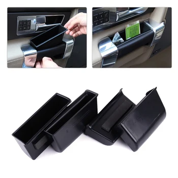 

beler 4Pcs Inner Door Armrest Storage Case Box Container Holder Car Styling Accessories Fit for Land Rover Discovery 4 2010-2015