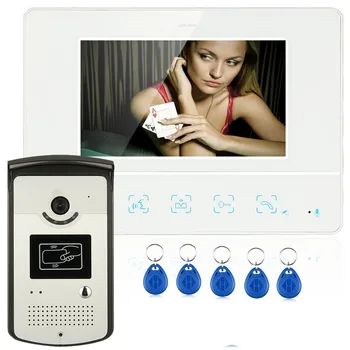 

Wired TFT 7'' Color LCD Video Door Access Intercom Phone System