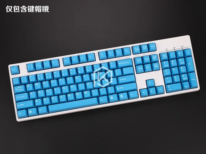 Taihao abs double shot keycaps для diy игровой механической клавиатуры цвет красный зеленый синий фиолетовый wihte black dolch розовый - Цвет: keycaps light blue