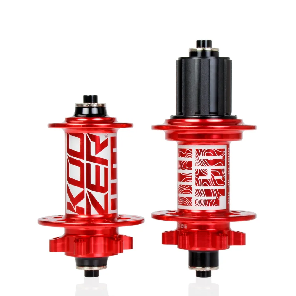 

KOOZER XM460 Hubs Aluminum 2+4 Bearing 72HD 32Hole Mountain Bike Disc Brake 9X100mm Front Hub 10X135mm Rear hub Quick Release