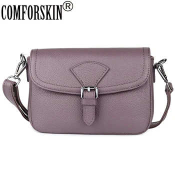 

COMFORSKIN Luxurious Women's Leather Shoulder Bag Cowhide Clutch Bag New Arrivals Ladies Messenger Bag Fashion Cross-body Bags