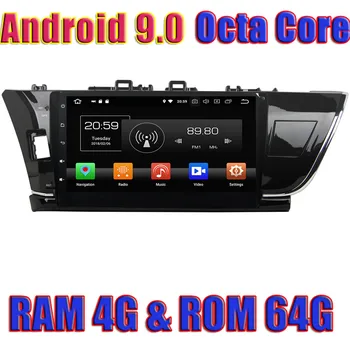 

WANUSUAL 10.1Inch Android 9.0 Car Multimedia Radio For Toyota COROLLA 2014-2015 Left GPS Navigation Player Two Din NO DVD Video