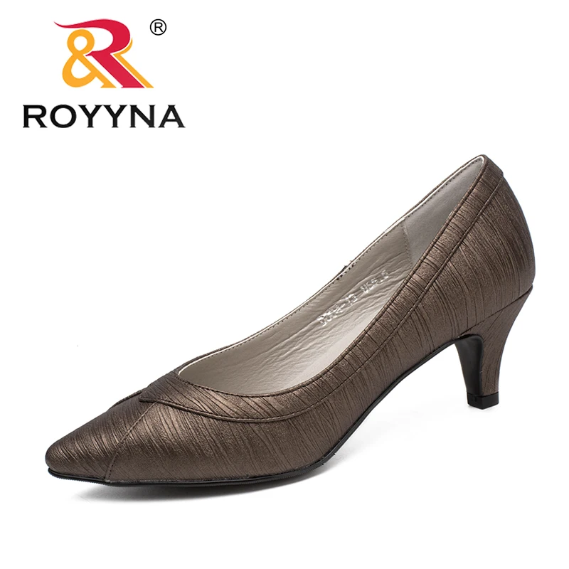 

ROYYNA New Arrival Sweet Style Women Pumps Pointed Toe Women Shoes Shallow Lady Dress Shoes Comfortable Light Soft Free Shipping