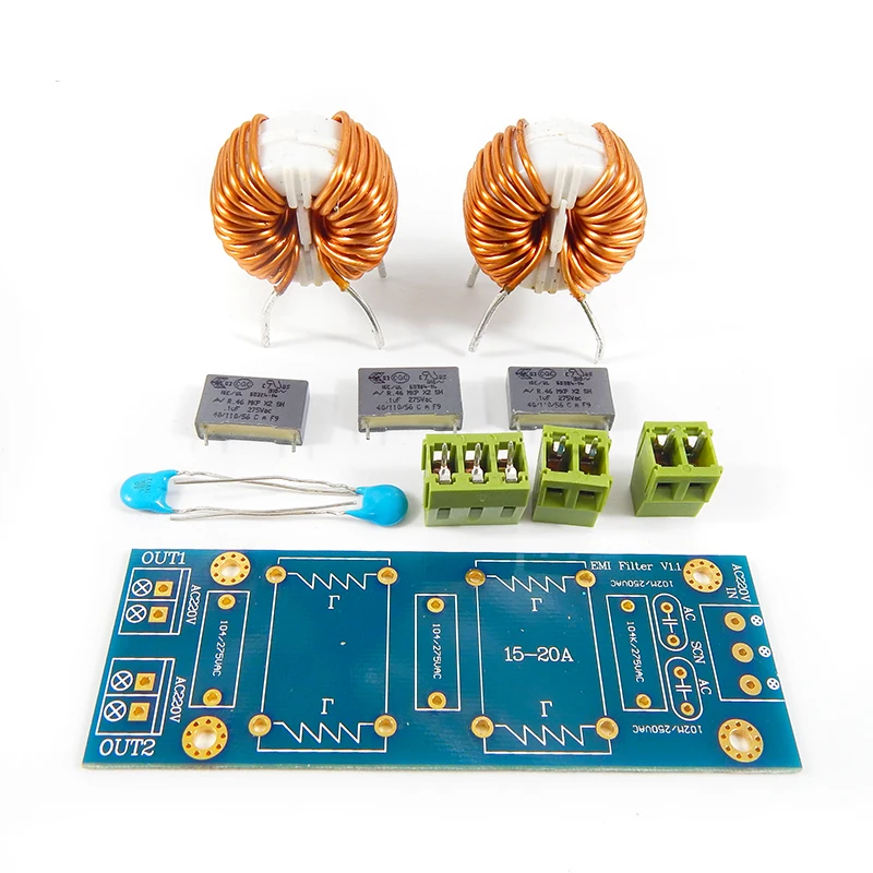 HIFivv аудио силовой фильтр плата 18A EMI усилитель мощности Декодер Усилитель