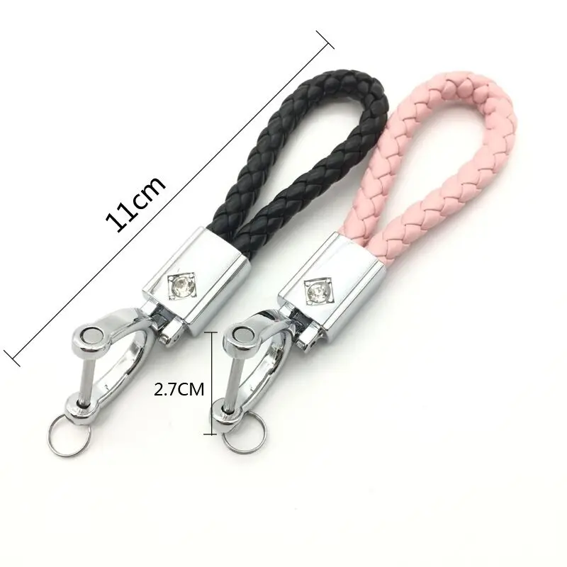 

Diamond+Zinc Alloy+Leather Car Key rings Case Cover Keychain For Mercedes Benz W203 W210 W211 W124 W202 W204 AMG Accessories