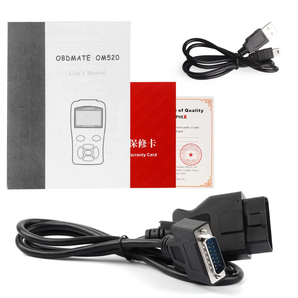 OBDII Code Reader Automotive Scanner OBDMate OM520-20