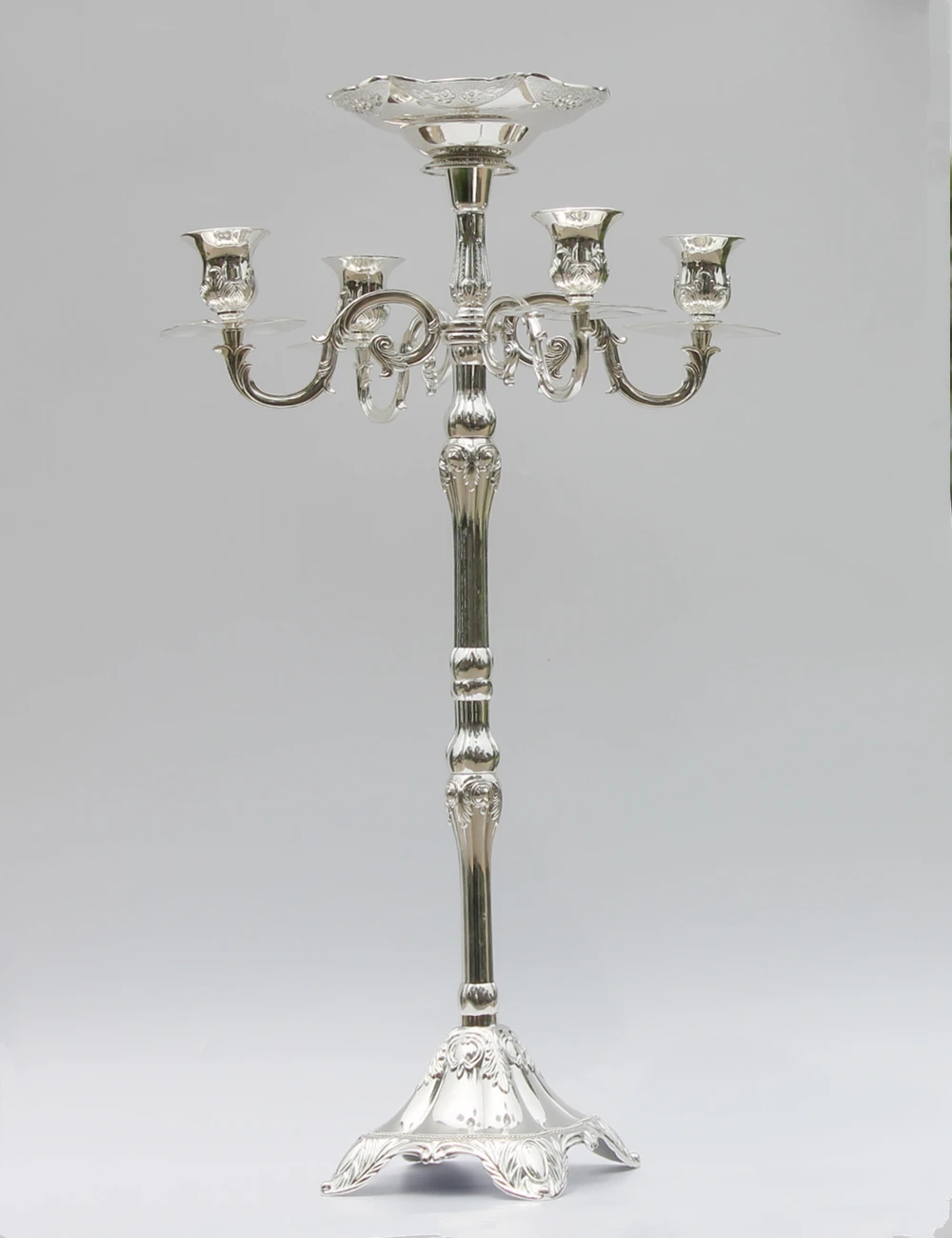 63cm 5 arms candelabra with flower bowl on the top, wedding table