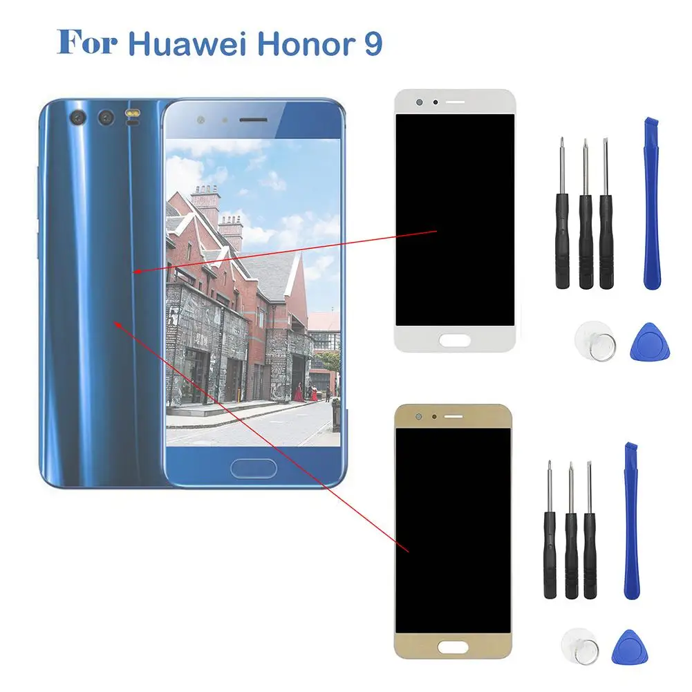 

LCD Display Digitizer Assembly Kit Replacement for Huawei Honor 9