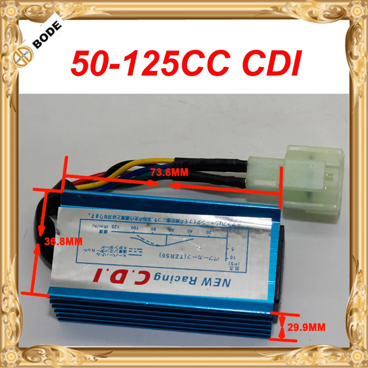 Скутер производительность гонки CDI для GY6 ATV 50CC 110CC 125CC мопед Go Kart(BD-DQ101-2