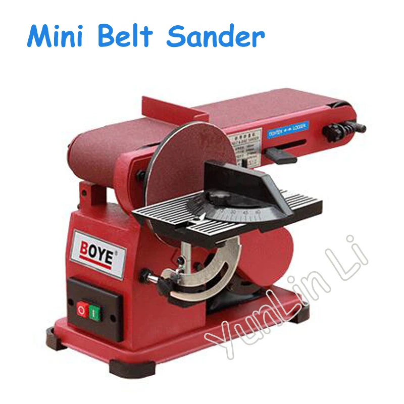 Electric Belt Disc Sander Woodworking Sanding Disc Vertical Polishing