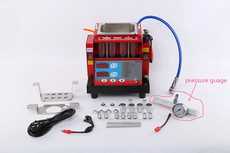 

pressure guage for MST-30 4 jars auto injector tester and cleaner a whole set of oil pressure gauge with separated oil circuit