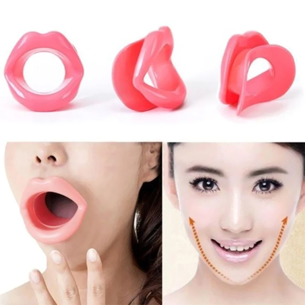 Face Slimmer Artifact Silicone Smile Orthotics Oral Mouth Muscle Massage Anti-Wrinkle & Aging Mouth Exerciser Massager Face Care