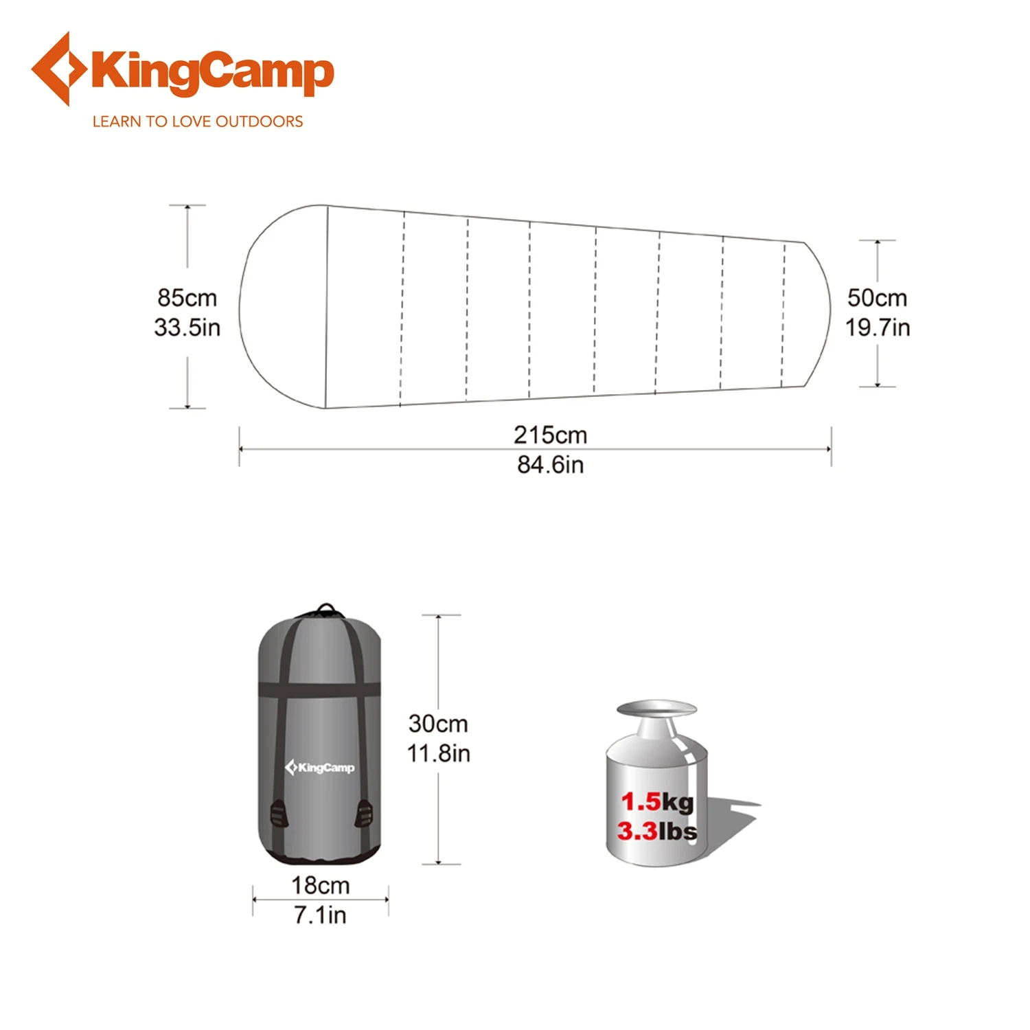 KingCamp, спальный мешок для отдыха на открытом воздухе, зимний спальный мешок для мам, весенний и осенний спальный мешок для кемпинга, снаряжение, пять цветов