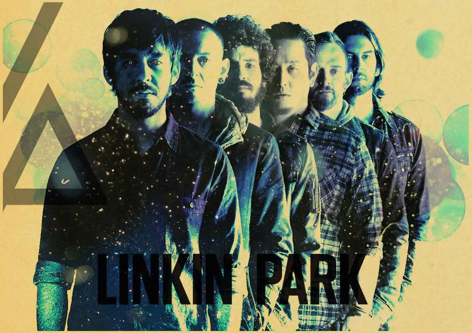 Рок-музыка плакат LINKIN PARK крафт-бумага Ретро Плакаты для дома декоративная роспись стены Искусство