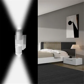

Modern Aluminum Square LED Wall Light Porch Bar Spot Lamp Lighting Home Decor