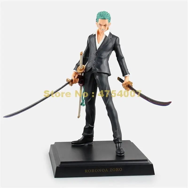 17CM One Piece Fighting Roronoa Zoro PVC Anime Figure Collection Toy New In Box 