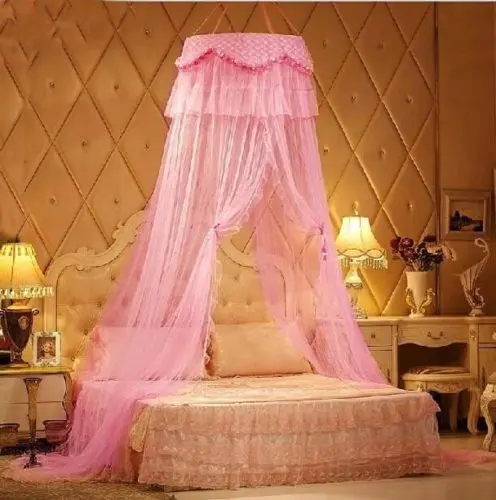 Best Luxury Princess Decorative Dome Bedding Netting Canopy Twin Full Queen King