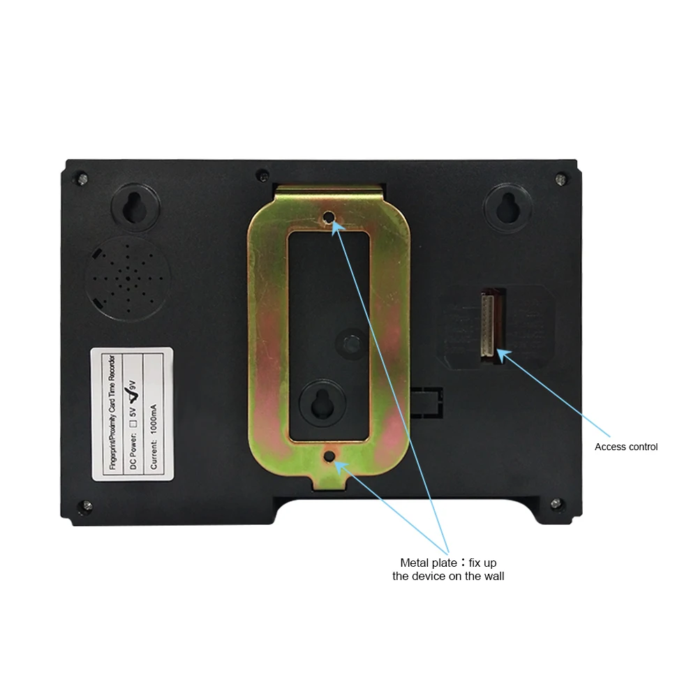 Biometric Fingerprint Time Attendance System USB Access Control Fingerprint Employee Time Clock Time Attendance Machine TCP IP