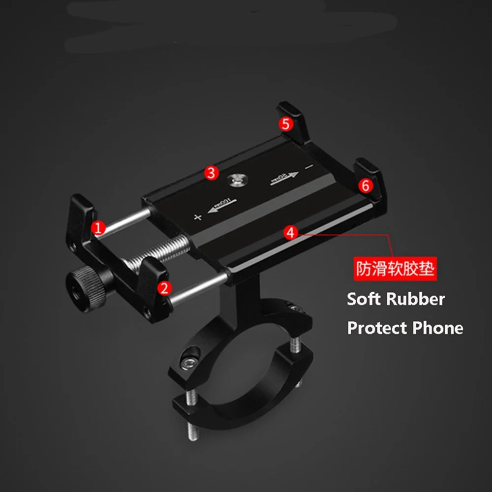 Rotable Phone Mount Мотоцикл Универсальный Регулируемый скутер держатель Подставка для