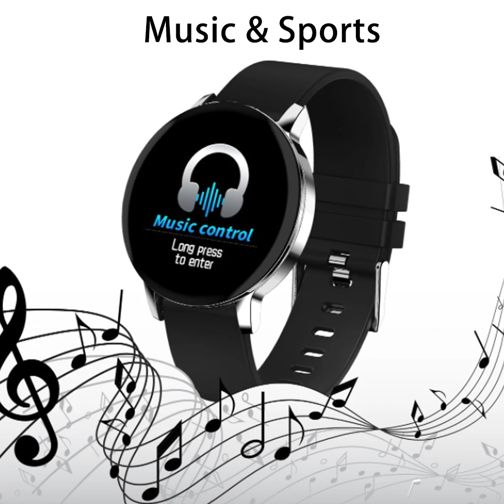 Смарт-часы R5, Android, Bluetooth, Смарт-часы для мужчин и женщин, пульсометр, кровяное давление, фитнес-трекер, спортивный браслет VS Q8 Q9, умные часы